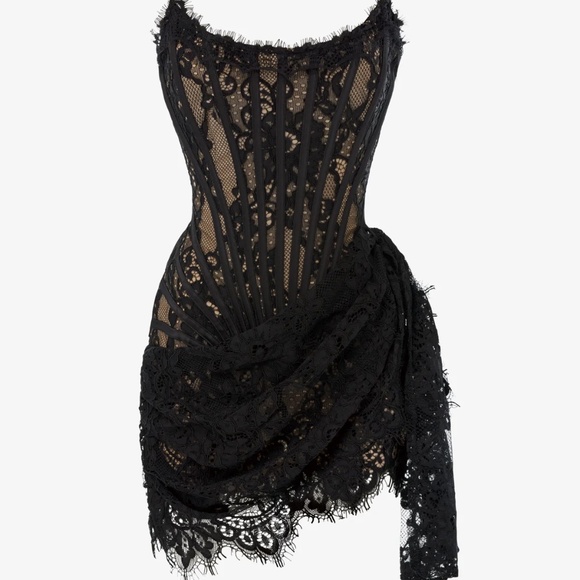 Heiress Beverly Hills Dresses & Skirts - Heiress THE LACE CORSET MINI DRESS
